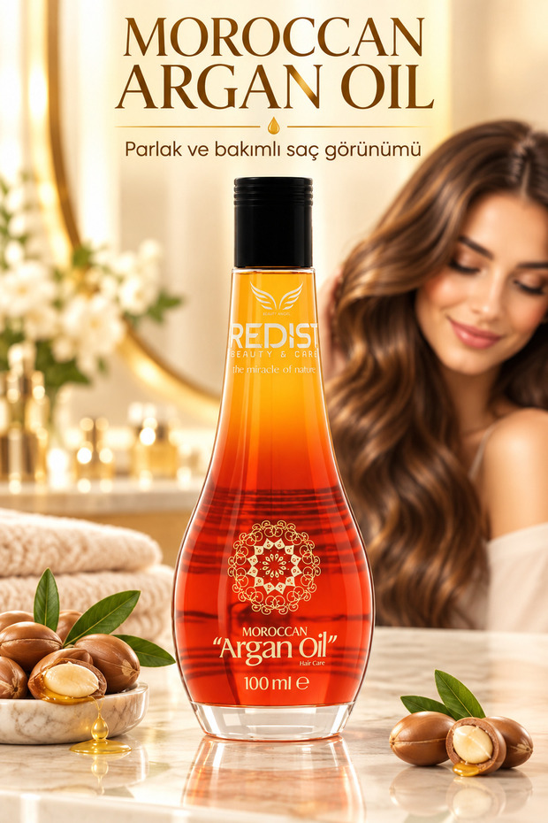 Agan Oil Nourishing, Vibrant and Careful Hair That Provides Instant Repair for All Hair 100 ml