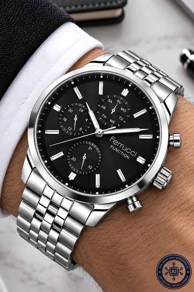 Function Men's Watch, Steel Strap, New Season, Free Bracelet Included, 3atm, Sdfer057