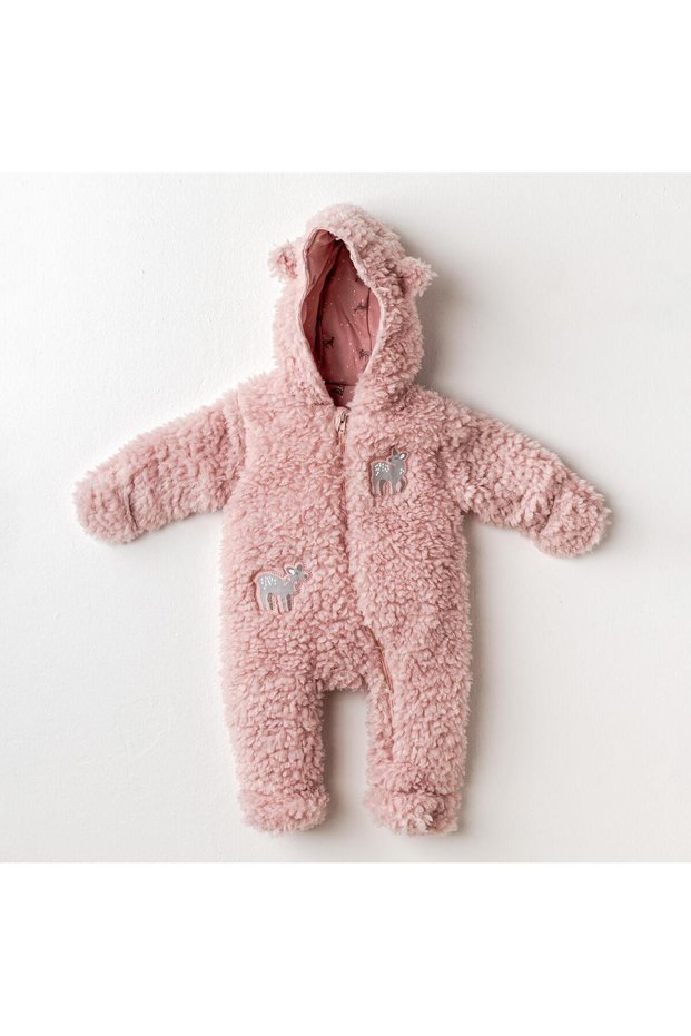 Baby girl cosmonaut pramsuit plush puppy gazelle ac25059