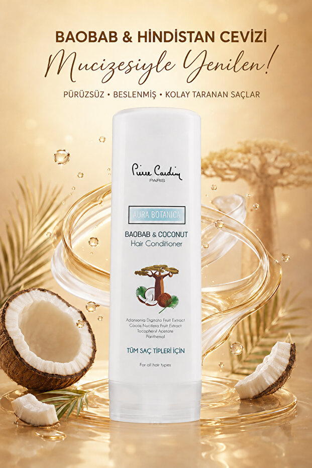 Aura Botanica Baobab and Coconut Extract Conditioner 360 ml