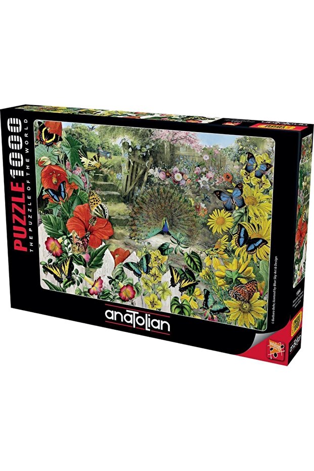 Anatolian 1000 Piece Peacock Puzzle in the Garden - Barbara Behr