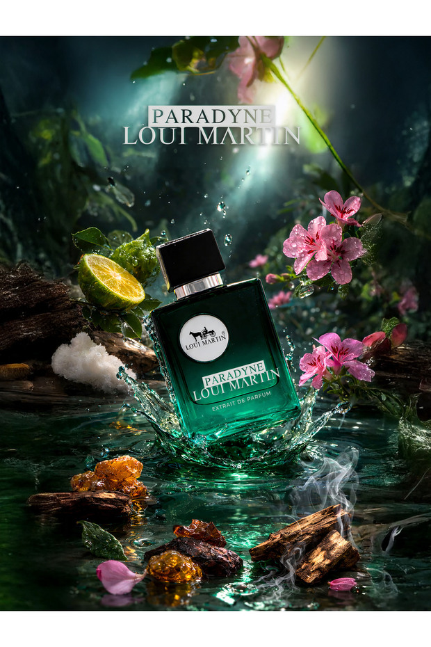 Paradyne Extrait De Parfum 100ml for Men | Bergamot & Musk Fragrance | Geranium, Rose, Benzoin & Guaiac Wood | Warm Woody Ambery Scent