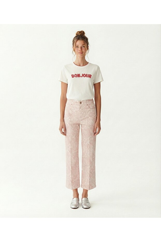 Straight High Waist Pants