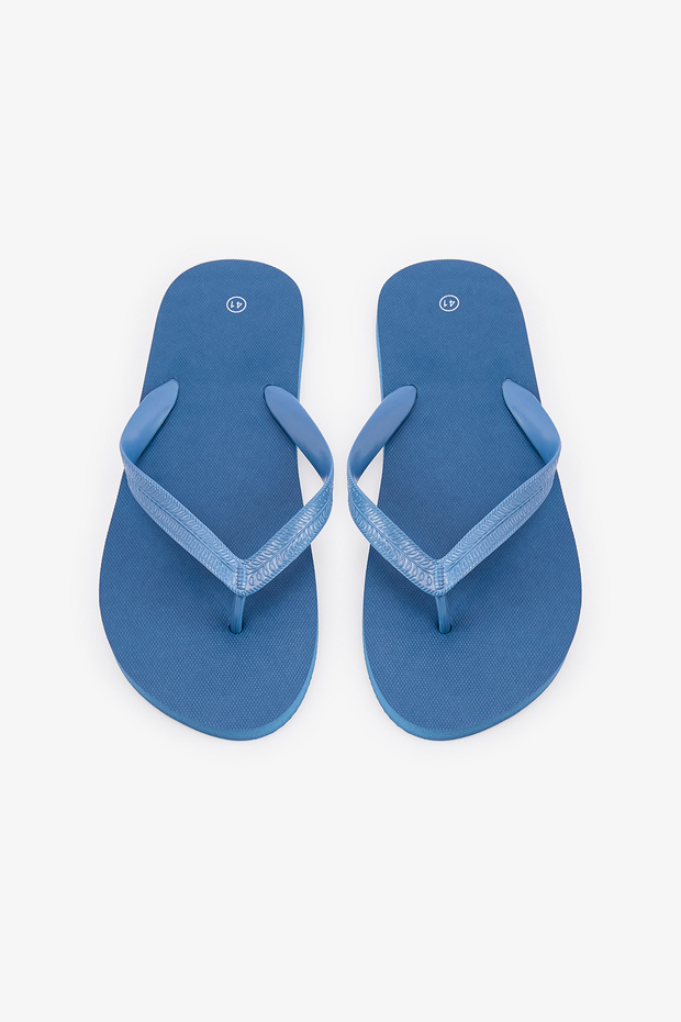 Men's Blue Gray Tom Slippers