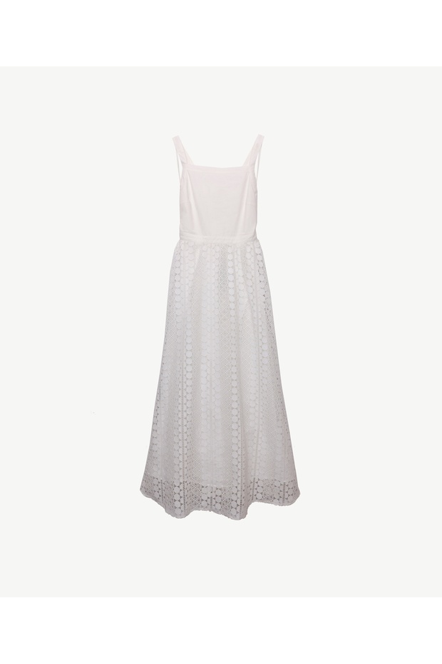 Embroidered Midi Dress