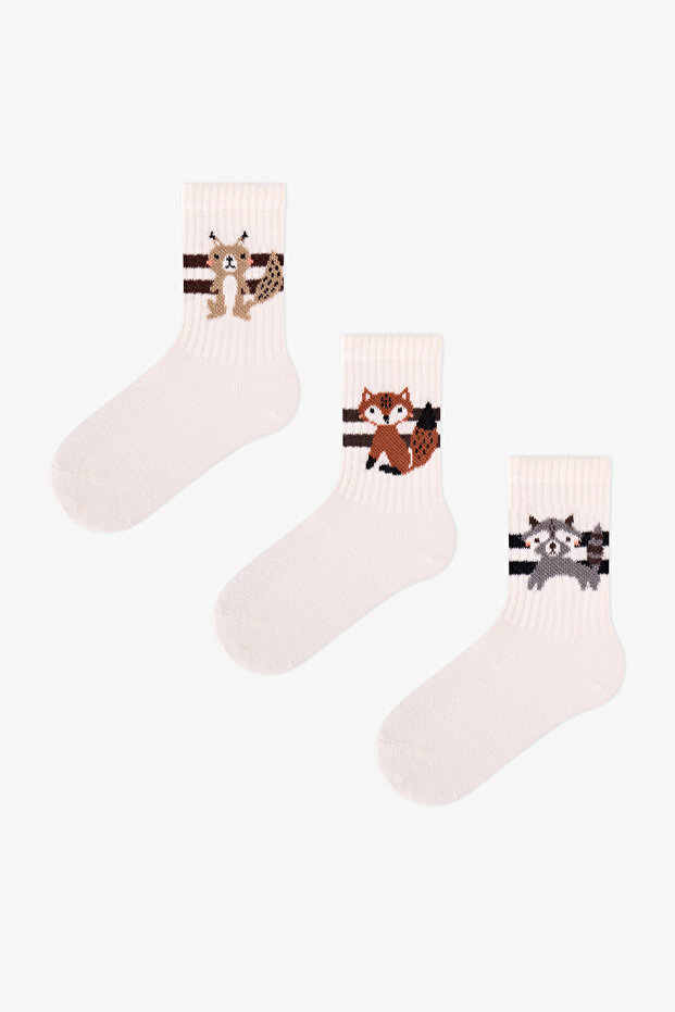 Boy's Marsmelov Tiny Tails 3 Pairs of Socks