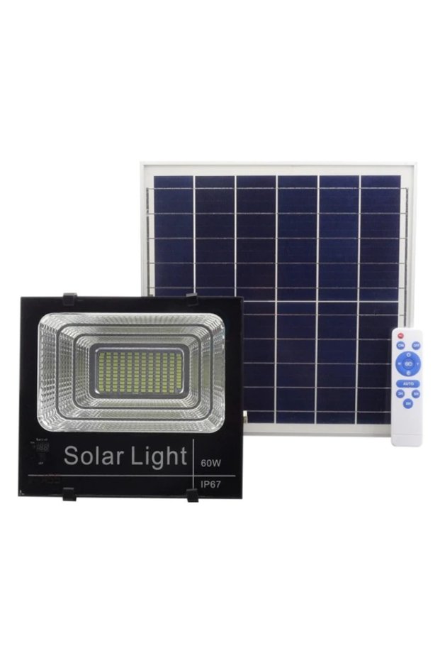 Kit proiector solar 60W cu telecomanda