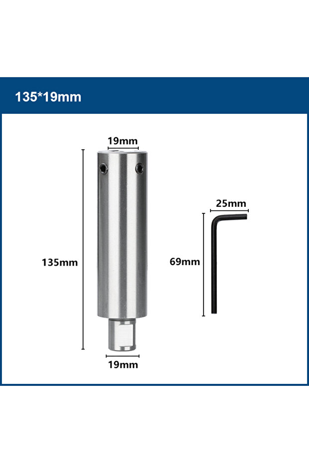 100mm XCAN 1pc TCT Annular Cutter Extension Bar Length 25/50/75/100mm For 19mm 3/4" Weldon Shank Ann