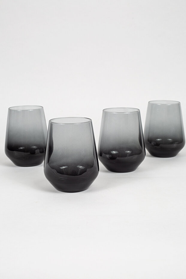 New iconic 4-piece water glass set smoked 425 cc