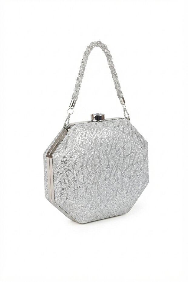 Women's Chain Strap Evening Dress Bag (Width 20 Length 14 cm)