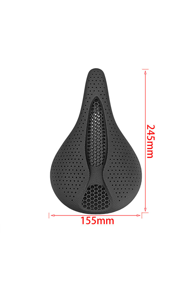 3D-6--155mm BALUGOE 3D Printed MountainBike Saddle Ultralight Hollow Comfortable Breathable MTB Grav