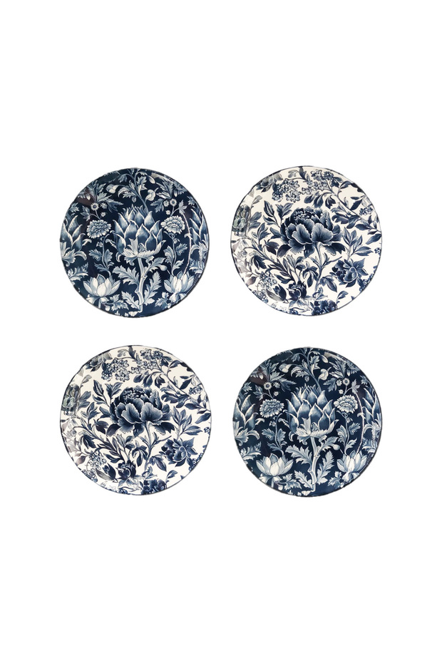 Lunara 4-Piece Ceramic Plate Set 20cm