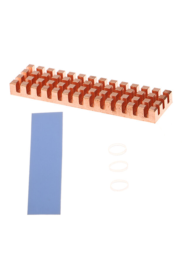 KOQZM Thickness 6MM PC Notebook SSD Heat Sink For M.2 2280 PCI-E NVME With Thermal Pad Heatsink Comp