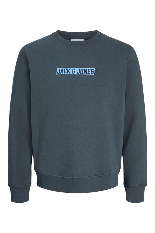 Jjmunk Sweat Crew Neck Sn Dark Gray Men's Sweatshirt 12298431