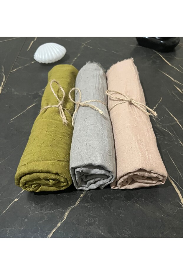Bambu Kraş Şal 3’lü Set