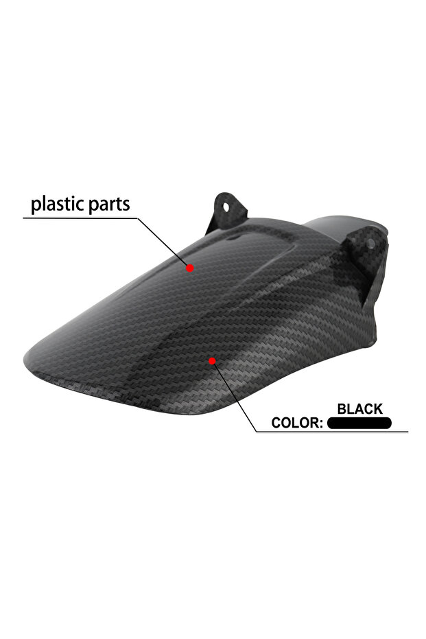 carbon fiber pattern Motorcycles Imitation Carbon Fiber Rear Wheel Mudguards Fender For Surron Light