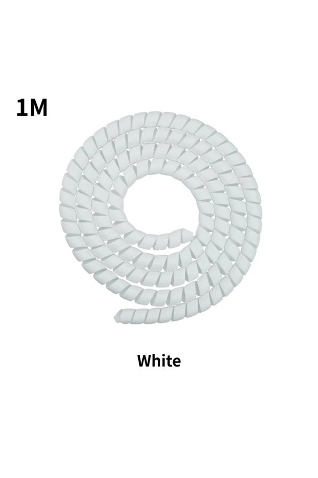 white 1pc Cable Winder & Wire Protector for Xiaomi M365 Scooter – Line Organizer & Protection Cover