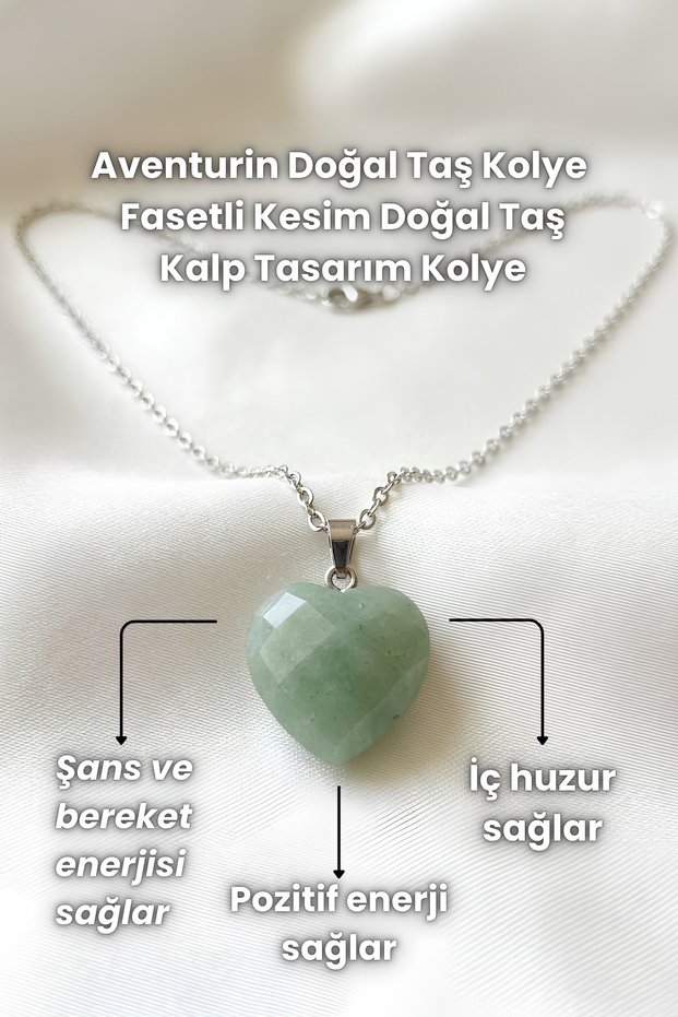 Crystal, Tiger's Eye, Amazonite, Amethyst, Black Onyx, Labradorite, Aventurine, Lapis Lazuli, Crystal Quartz, Pink Quartz, Jasper Natural Stone Pendant Faceted Cut Natural Stone Heart Design Pendant