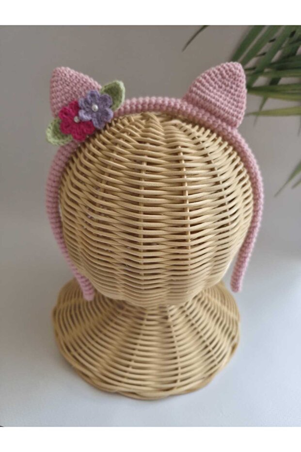 Cat Ear Handmade Knitted Hair Accessory Girls' Crown