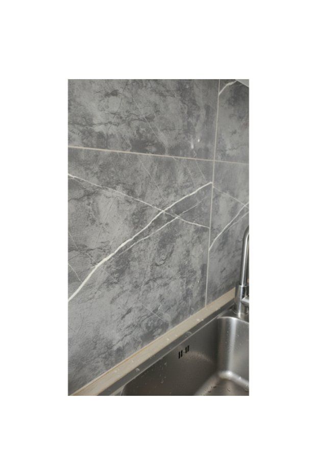 30X30 Anthracite Marble Patterned Wall Sticker