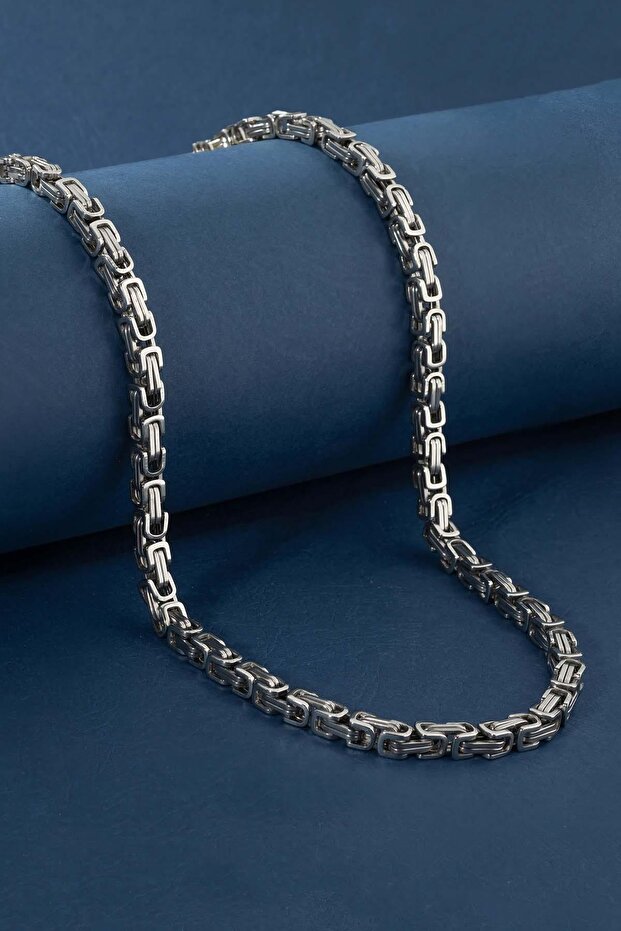 5 mm Steel King Chain Gray