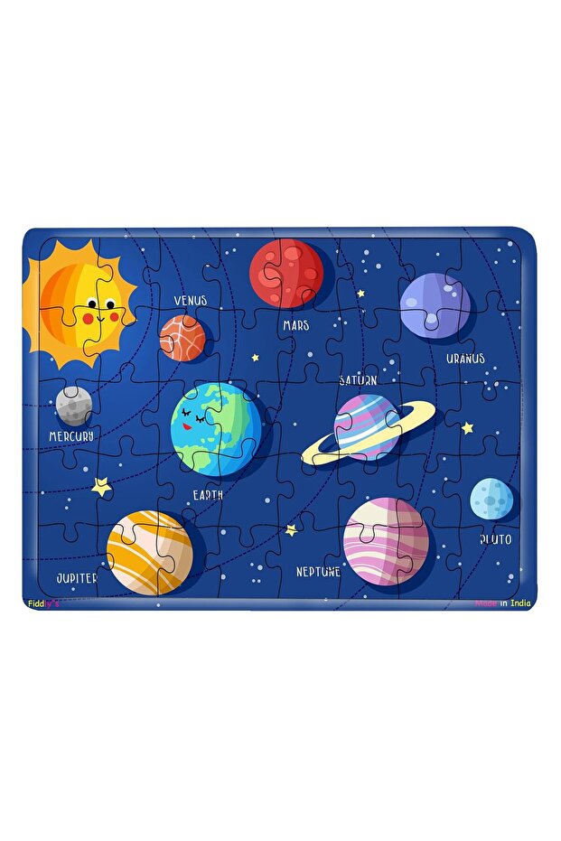 40 Pcs Paperless Wooden Jigsaw Puzzle for Kids & Children Age 4+ Learning Educational Double Layered Wooden Puzzles with Bright Front & Back...