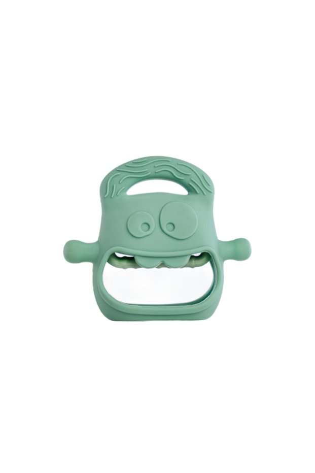 Dark Green Baby Silicone Teether