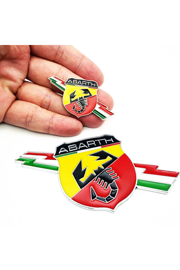 Abarth Emblem Badge Sticker Badge Adhesive Metal