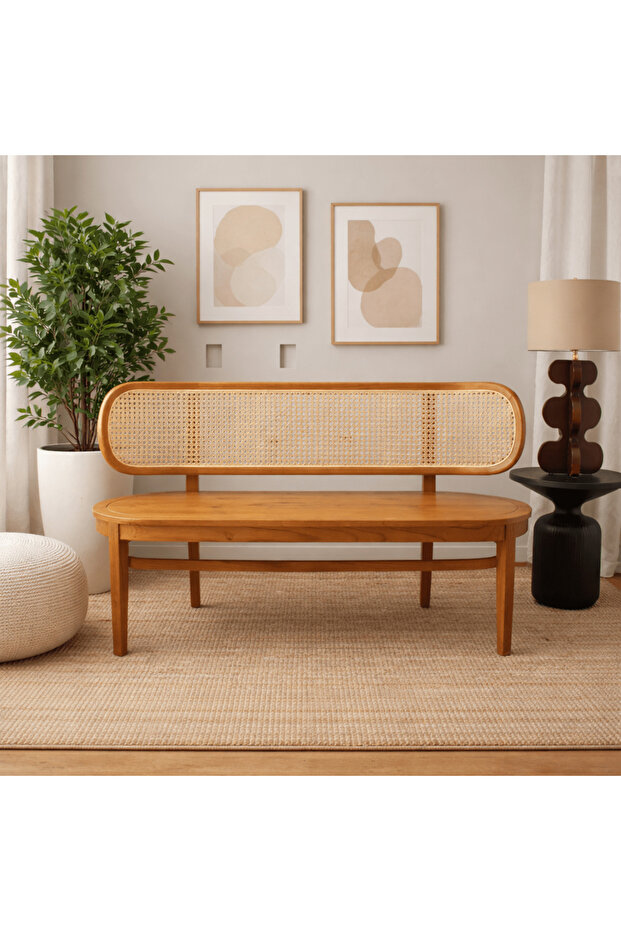 MAGDA RATTAN BENCH