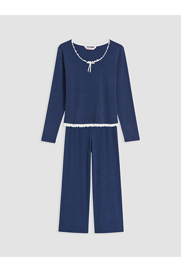 U Neck Women's Pajama Set