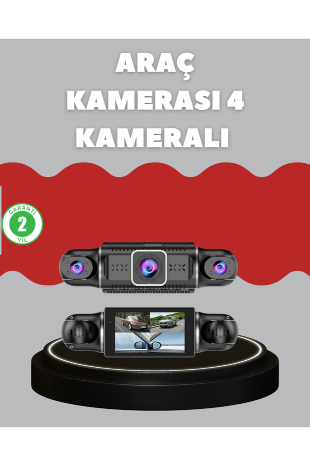 4 Cameras Vehicle Recorder Full Hd Parking Monitoring Night Vision