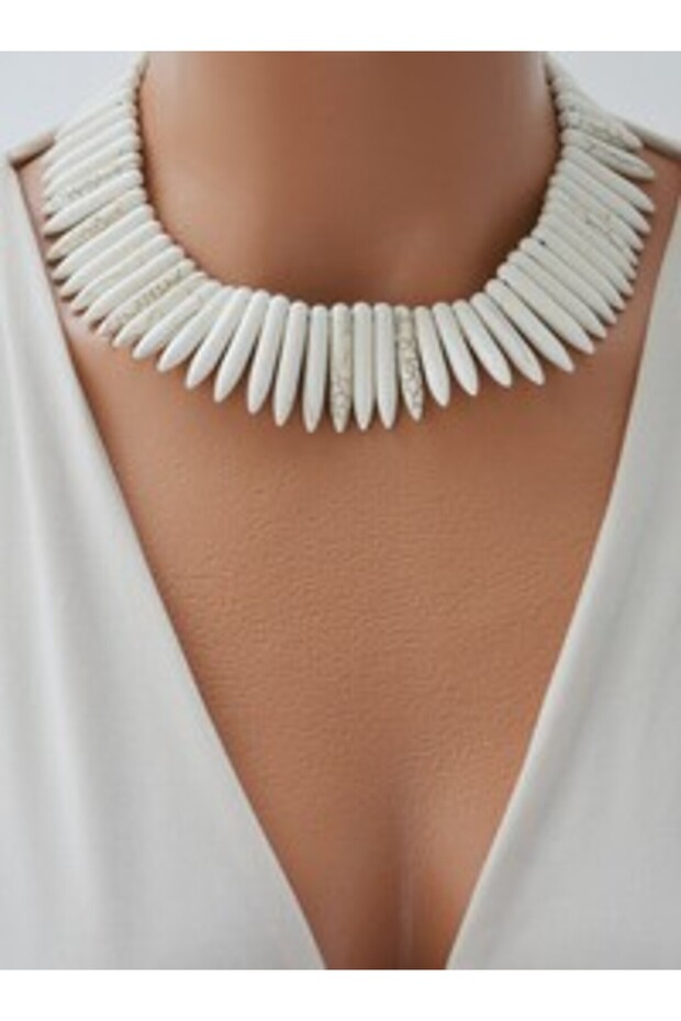 Natural Stone Necklace -Stoneage