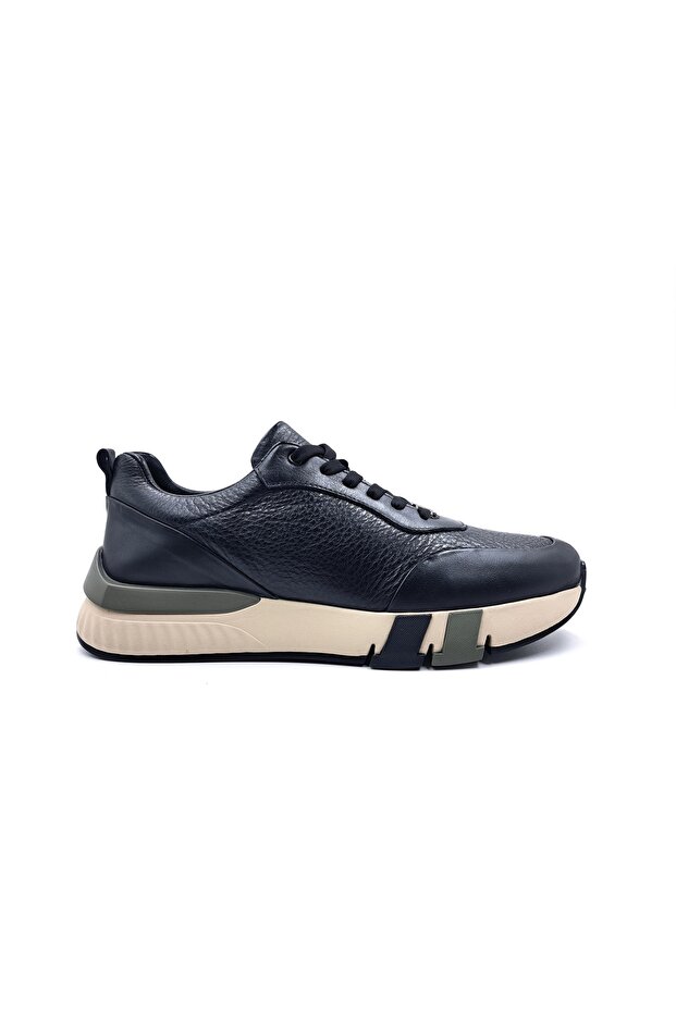 Genuine Leather Black Men's Comfort Casual Shoes