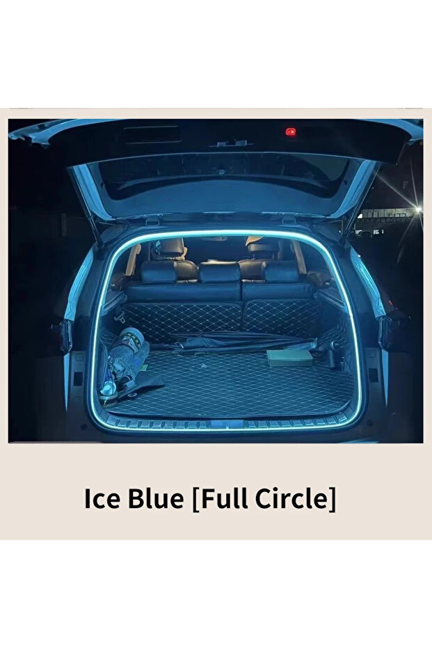 Red 4M Ice blue Car high brightness trunk lighting ambient light interior decoration LED wiring free