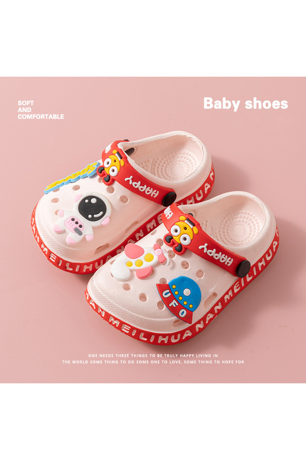 22 F25595 P Shoes Children's Cartoon Baby Soft-Soled Sandals – Ultra-Light Anti-Slip Infant Closed