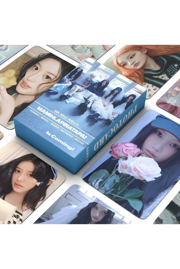 GLLIT-1 55PCS Kpop Hot Girls Group New Album "MAMIHLAPINATAPAI" High Quality Lomo Cards YUNAH MINJU