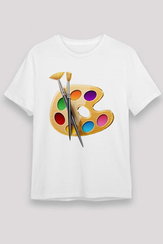 Painter White Unisex T-Shirt T-Shirt