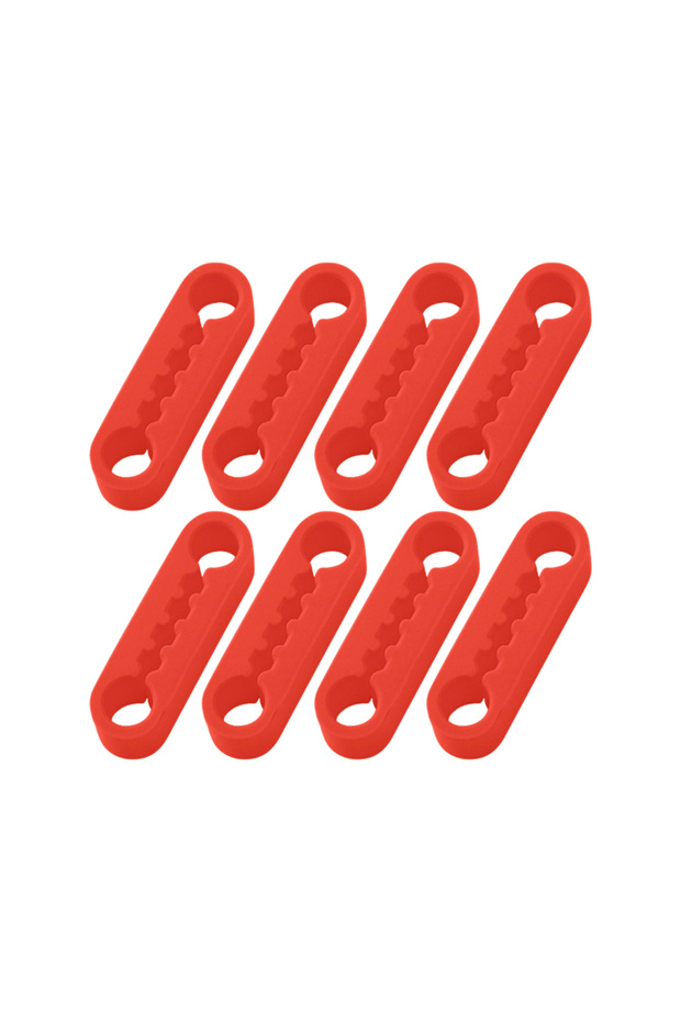 8 Red Car Door Shock Absorber Universal Car Door Buckle Soundproof Deadener Damper Cushion Anti-Vibr