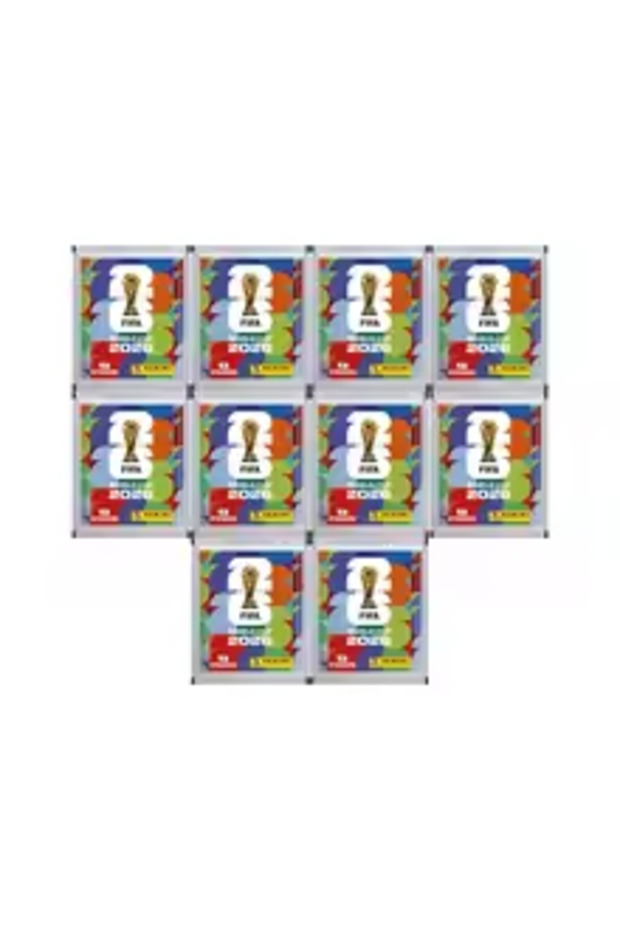 10pcs Genuine 2026 FIFA World Cup Panini Original Stickers International Version Rare Collection Foo