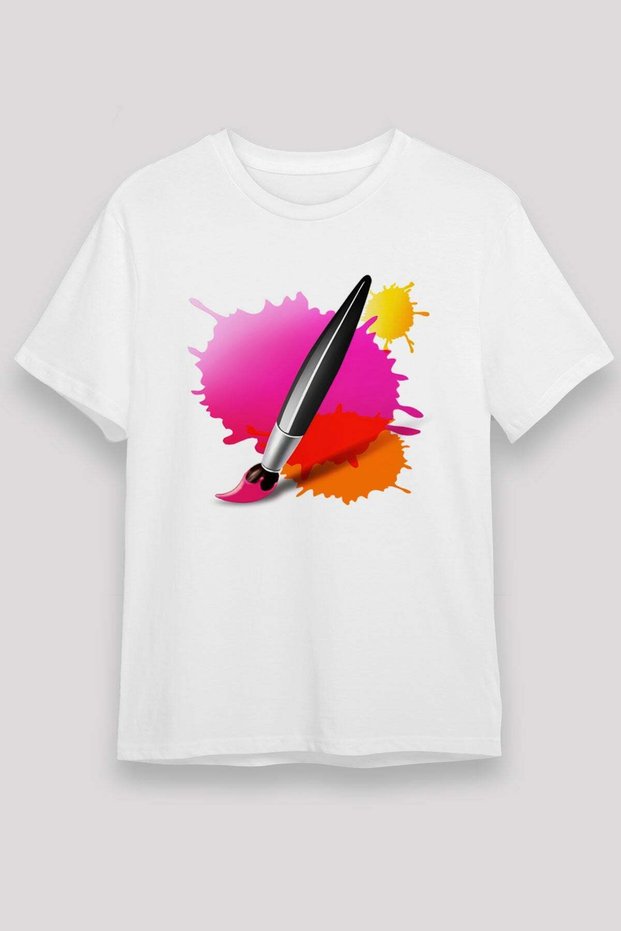 Painter White Unisex T-Shirt T-Shirt