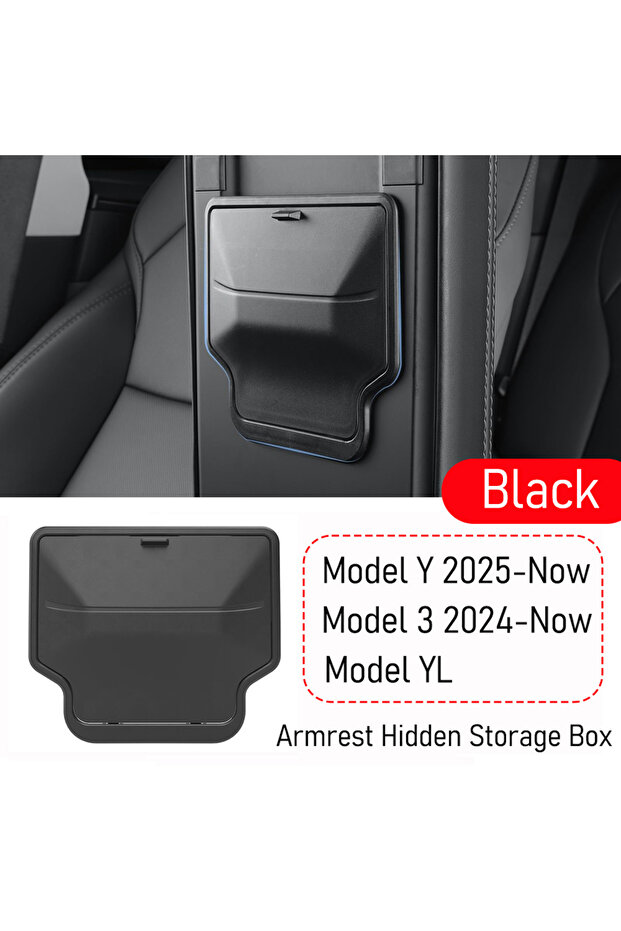 Black for 2025 2026 Tesla Model Y Juniper (Standard, Premium & Performance) Model YL Model 3 Center