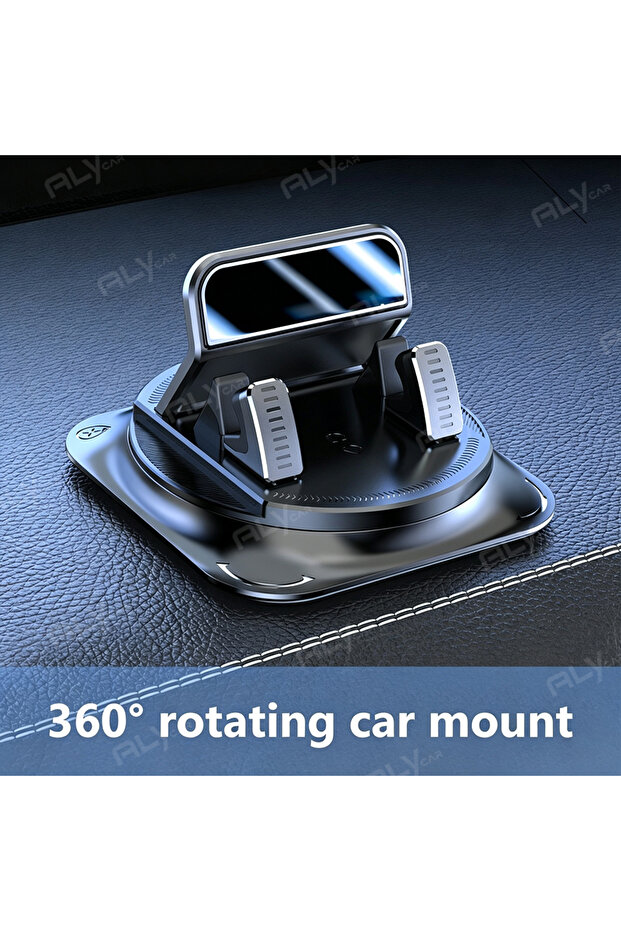 SJD-1PCS Universal Car Phone Mount Anti-Slip Silicone Dashboard Holder 360° Rotation Head-Up GPS Nav