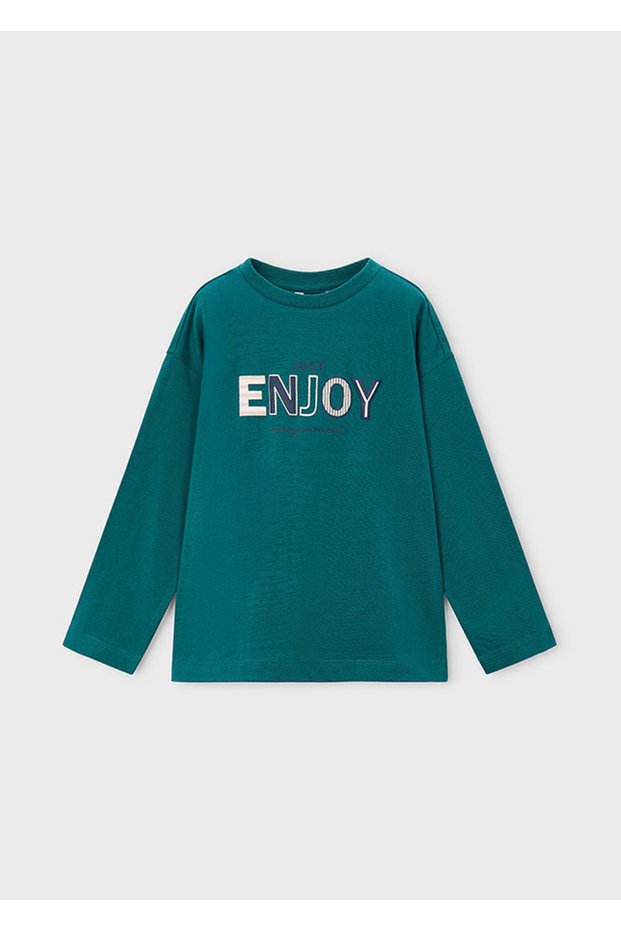 Boy's Printed Long Sleeve T-Shirt 4007