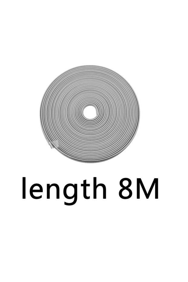 8m-gray Universal Car Rim Protect Strip Wheel Edge Protector Car Wheel Sticker Tire Protection Care