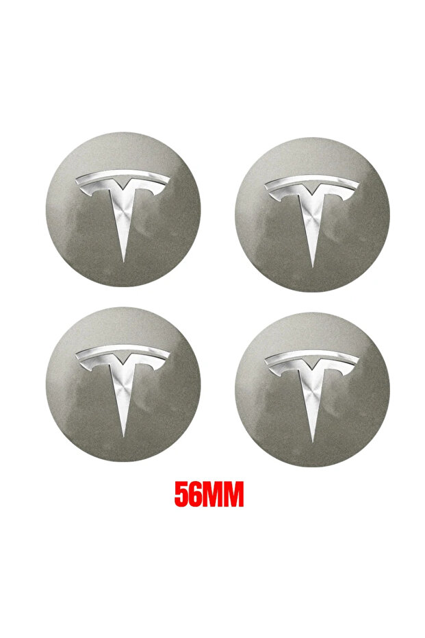 56mm Gray Silver 4pcs 56mm Hub Cap Center Cap Logo High Quality Sticker for Model