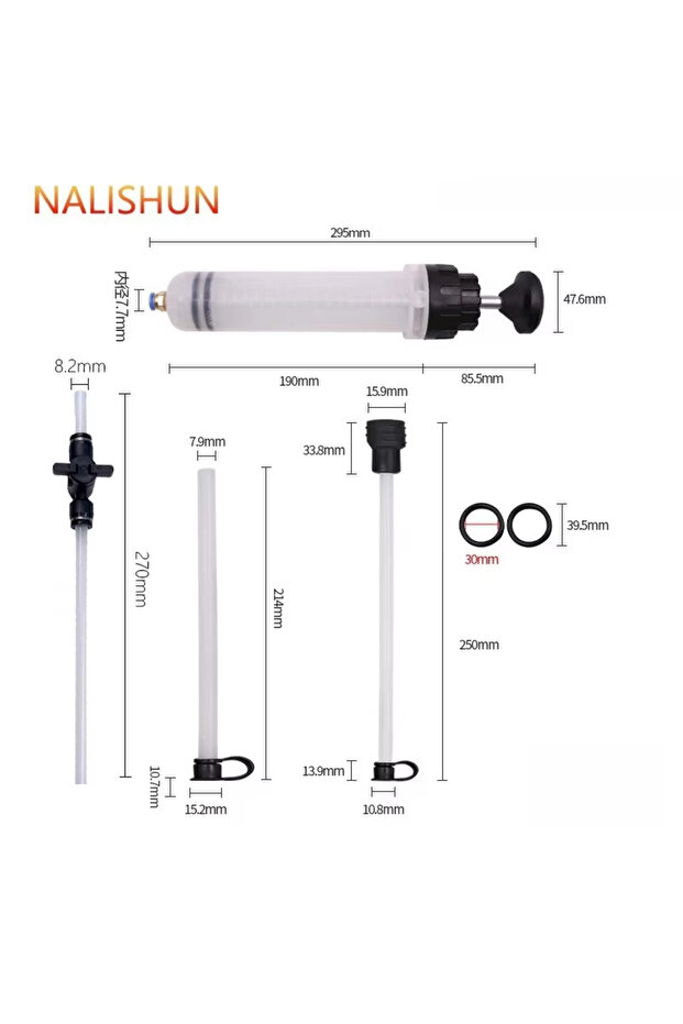 200CC-with switch Automotive Manual Oil Extractor Pump 200CC 500CC, Syringe Vacuum Fluid Suction Fil
