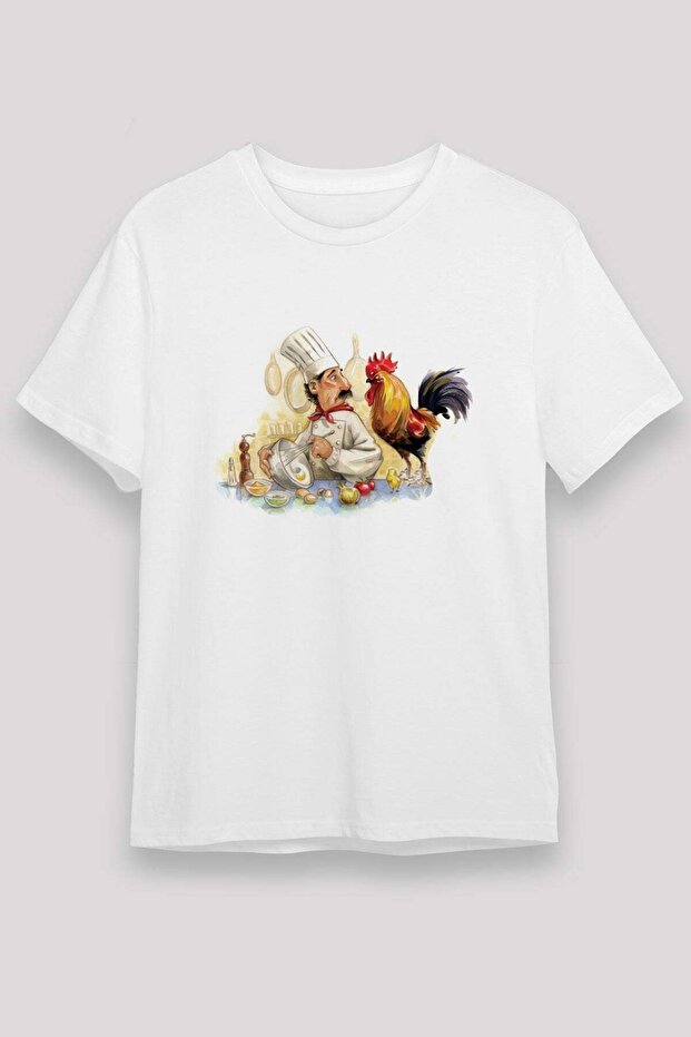 Chef White Unisex T-Shirt T-Shirt