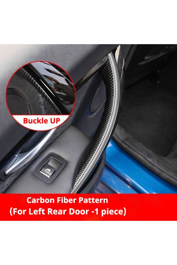 Rear Left (Carbon) Car Interior Door Handles For BMW F30 F31 F32 F34 F36 F80 F82 3 4 Series 3GT ABS