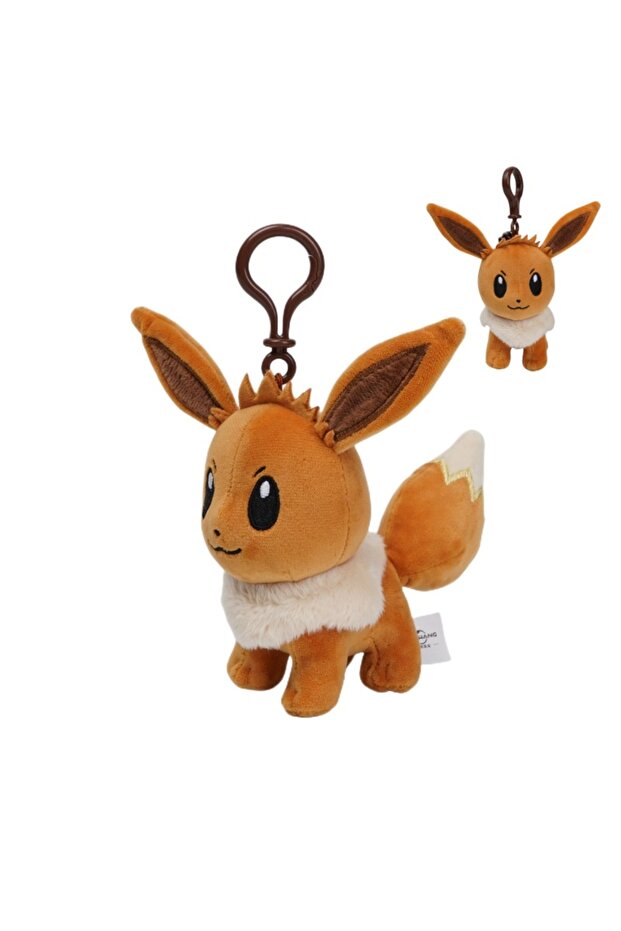 Eevee 10.5cm Pokemon Jigglypuff Charmander Gengar Squirtle Mimikyu Kawaii Plush Stuffed Toy Keychain