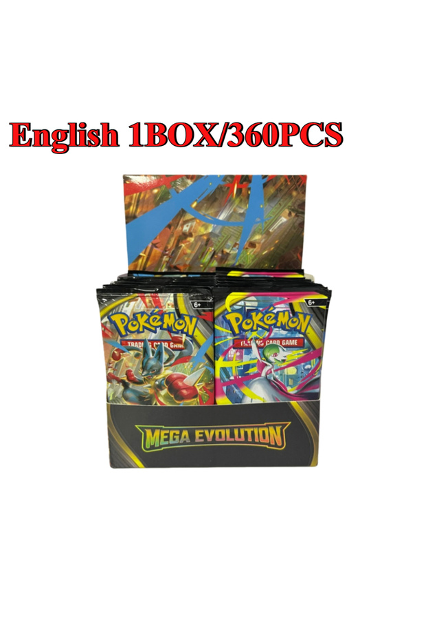 MEGA EVOLUTION 1BOX 90/360PCS Pokémon Card Packs 151, ASCENDED HEROES 。Evolutions,PALDEAN FAT